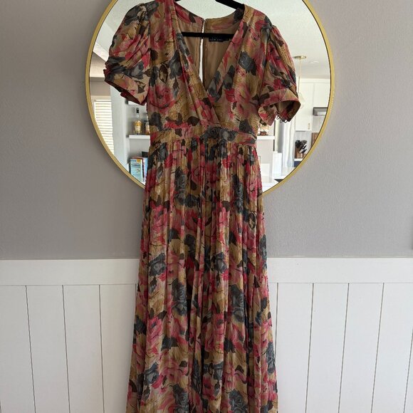 Ralph Lauren Floral Maxi Dress - Size 4 - Picture 1 of 3